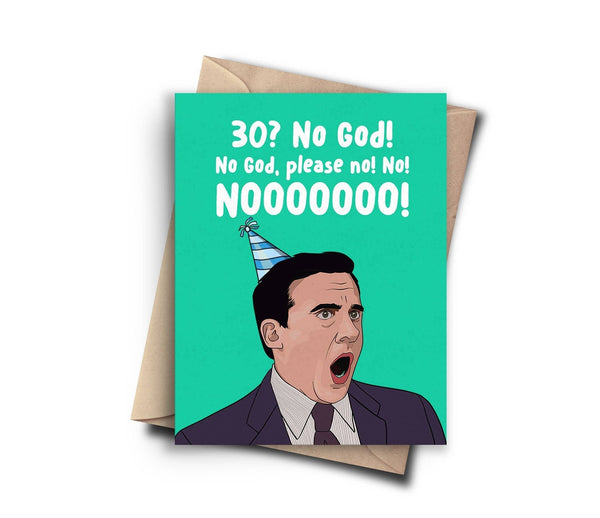 Funny 30th Birthday Card