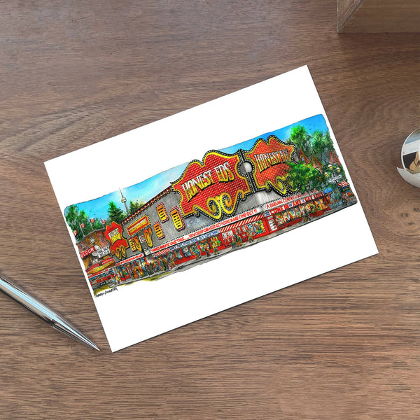 Carte postale d'Honest Ed
