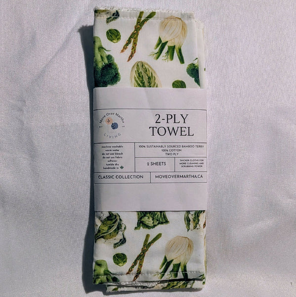 Artichokes 2 Ply Towels