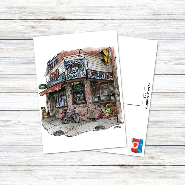 Carte postale de Toronto de Sneaky Dee
