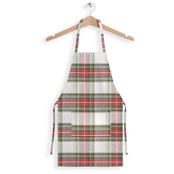 Fabstyles Christmas Celebration Plaid Apron