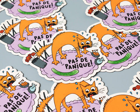 Pas de Panique Vinyl Sticker