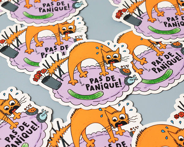 Pas de Panique Vinyl Sticker