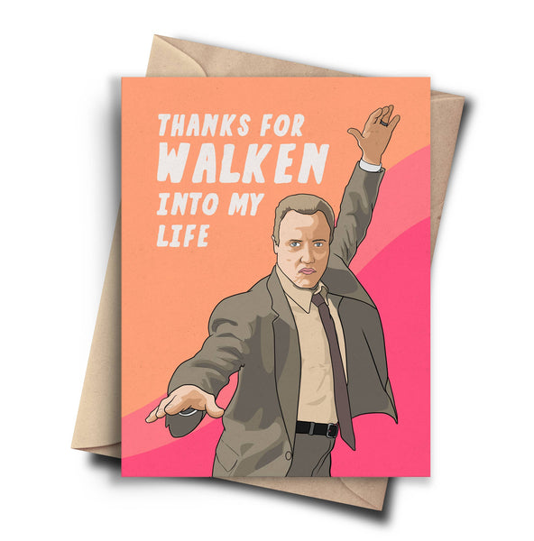 Carte de Saint-Valentin/d'anniversaire humoristique de Christopher Walken