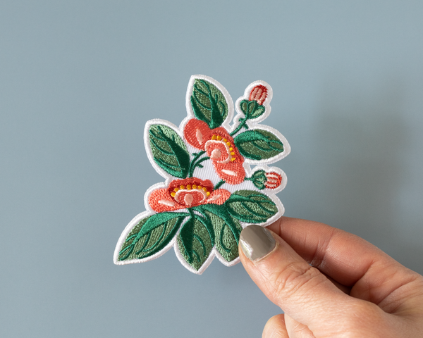 Floral Iron-On Patch