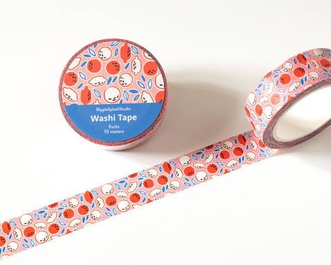 Cute Lemon Washi Tape - 15mm x 10m