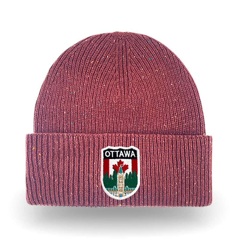 OTTAWA COLORED SPECKLE KNIT TOQUE