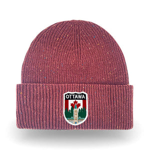 OTTAWA COLORED SPECKLE KNIT TOQUE 