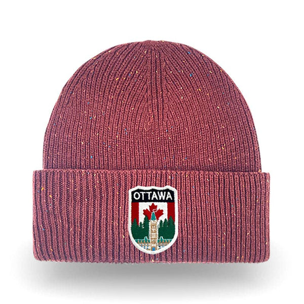 OTTAWA COLORED SPECKLE KNIT TOQUE