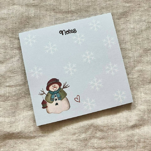 Snowman Sticky Notes