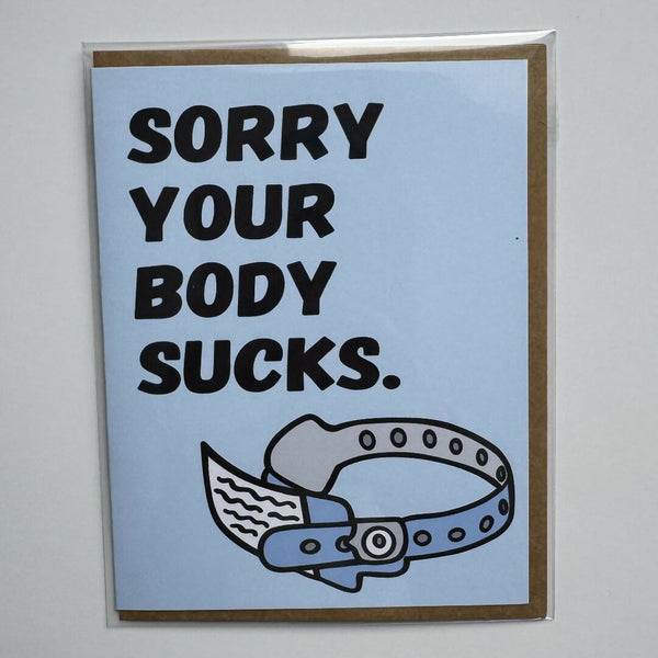 Get Well Soon Funny Greeting Card