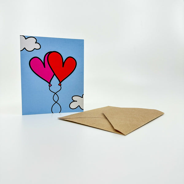 Greeting Card: Love Balloons