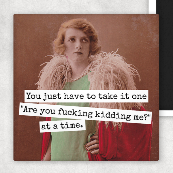 Fridge Magnet. You Just Have To Take It One 