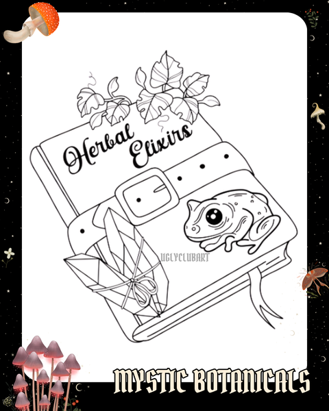 Journal anti-anxiété format voyage : Mystic Botanicals