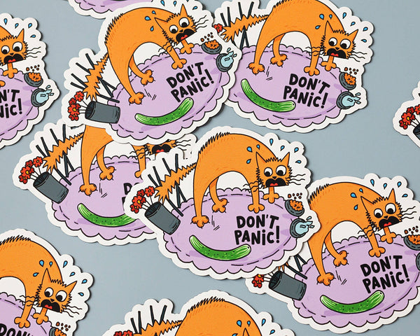 Don't Panic Vinyl Sticker
