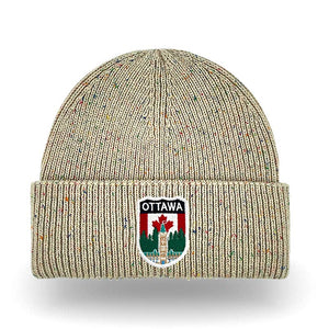 OTTAWA COLORED SPECKLE KNIT TOQUE 