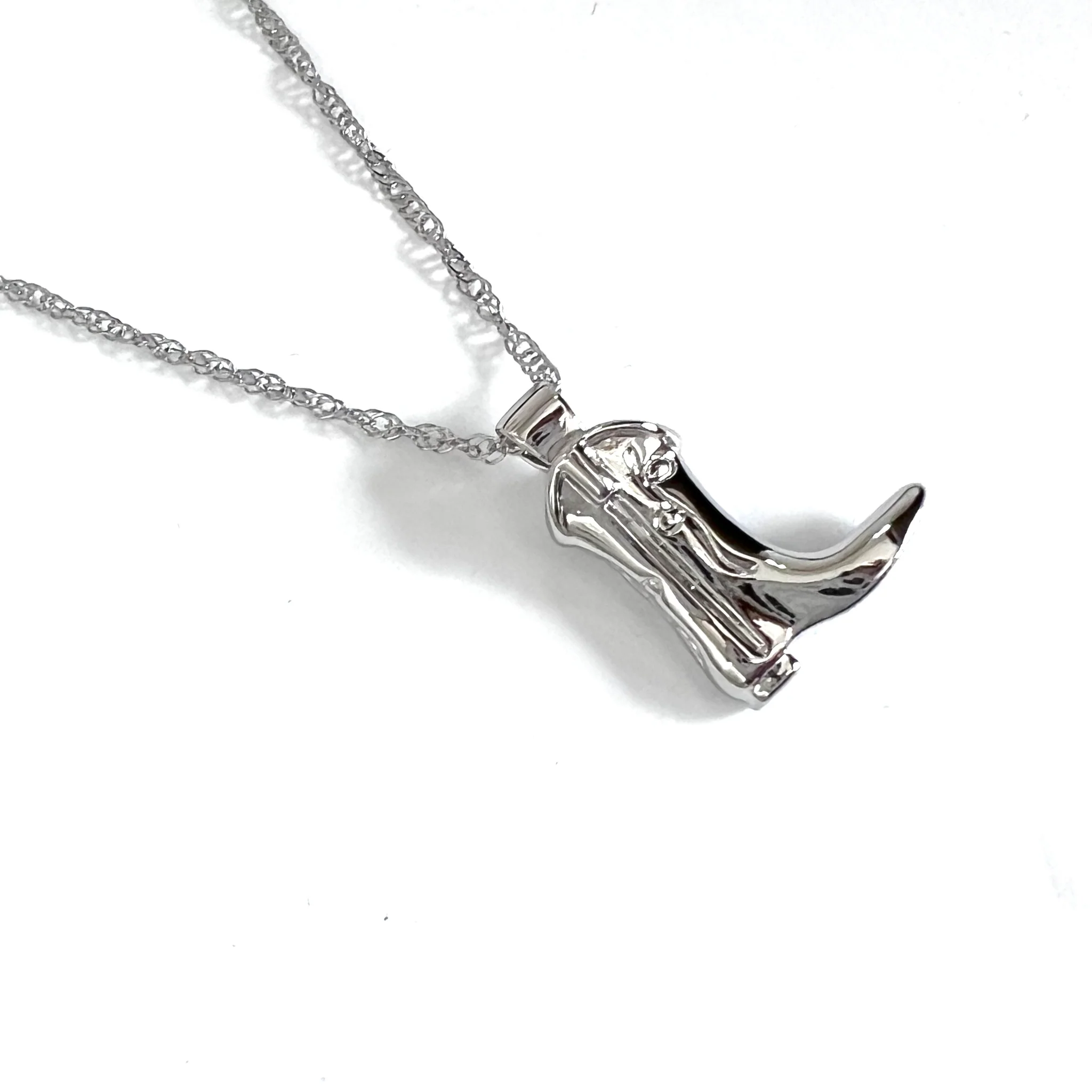 Western Boot Necklace