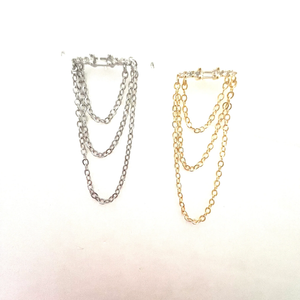 Sparkle Bar Chain Earrings 