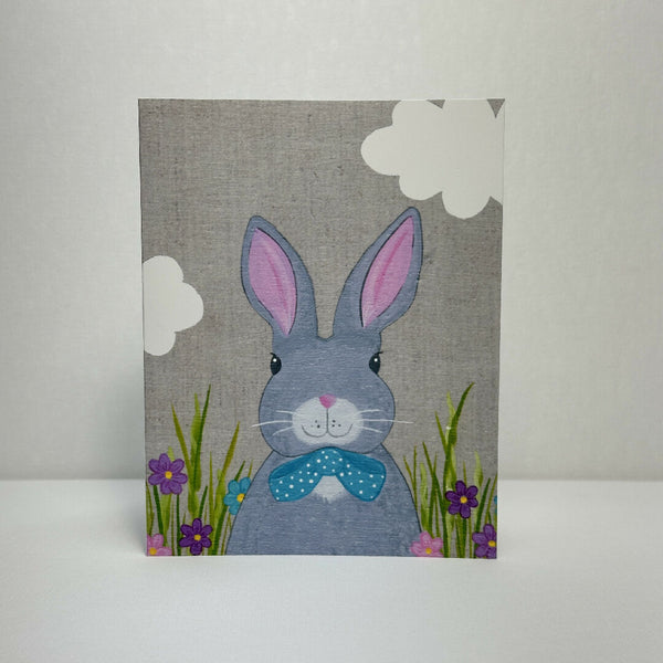 Bunny with Bow Greeting Card