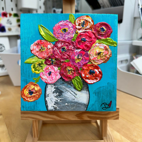 Joyful Flowers in Vase-03