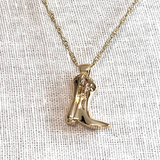 Western Boot Necklace 