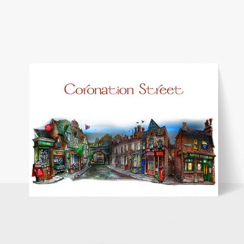 Carte postale de Coronation Street