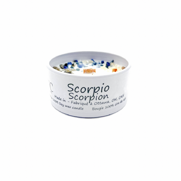 Scorpio Zodiac Candle, 2oz
