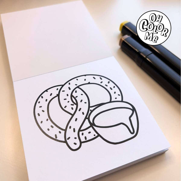 Mini livre de coloriage sucré-salé, ÉDITION MISE À JOUR 4