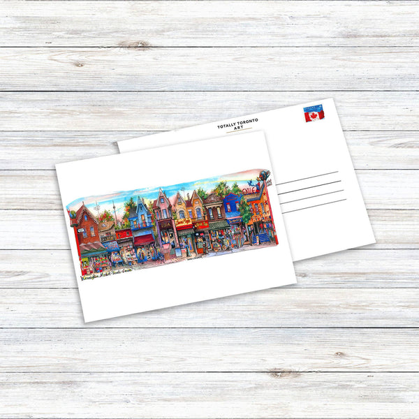 Carte postale du marché de Kensington