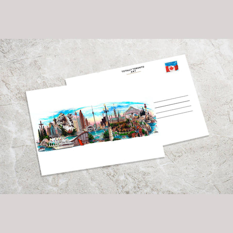 Canada Coast To Coast  Postcard