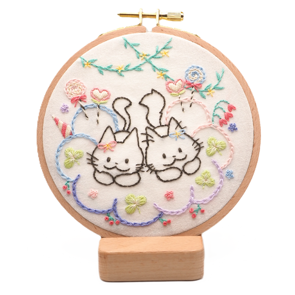 DIY Embroidery Kit (Cotton Candy)