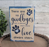 No goodbyes 