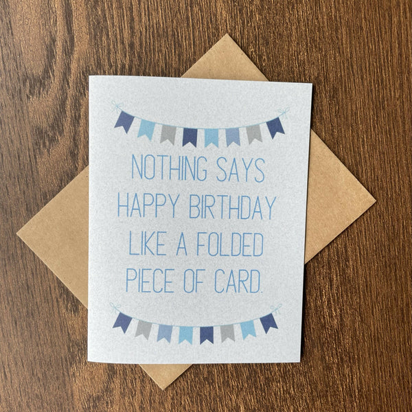 Folded Piece of Card - Card - Shop Motif