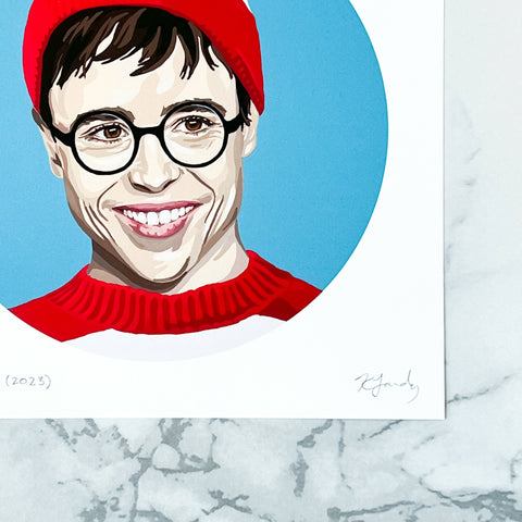 Found Him! 8x8" art print - Shop Motif