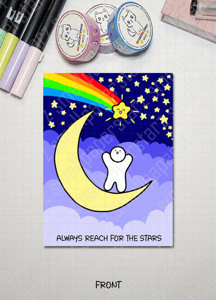 G002 - Reach For the Stars Blank Greeting Card