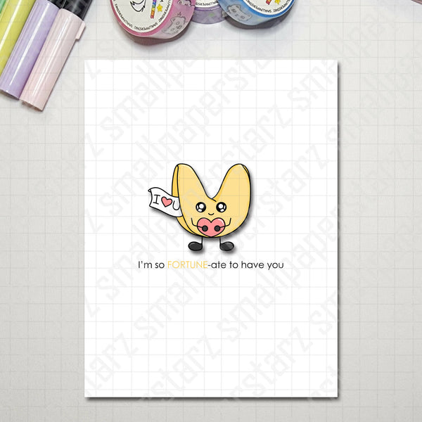 G021 - So FORTUNE-ate To Have You Blank Greeting Card - Shop Motif