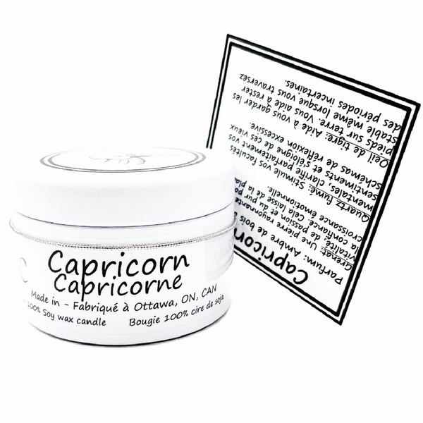 Capricorn Zodiac Candle 2oz