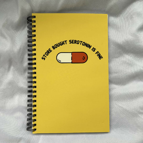 Store bought serotonin notebook