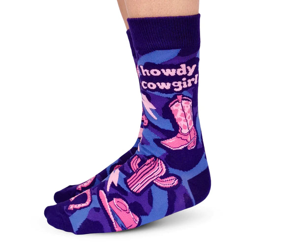 Howdy Cowgirl Socks - SM