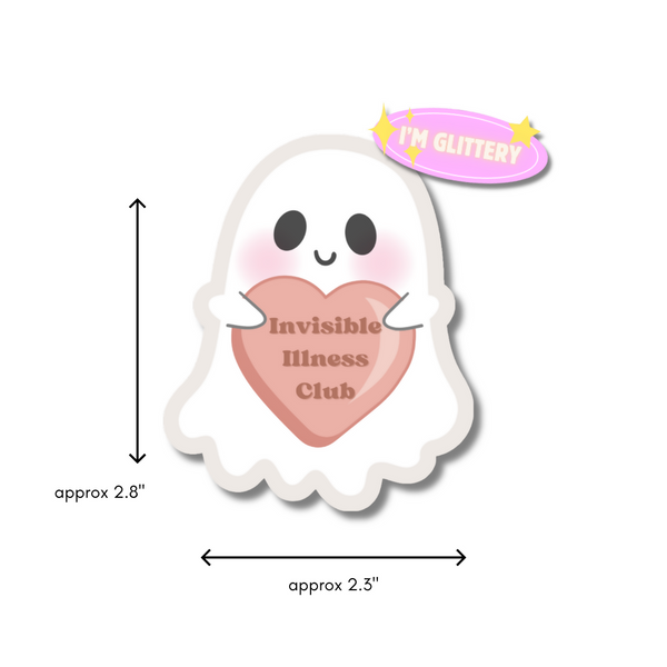 Invisible Illness Club Ghostie - 2.5