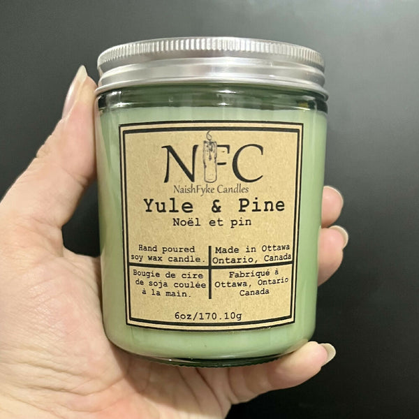 Yule & Pine 6oz Candle by NaishFyke Candles