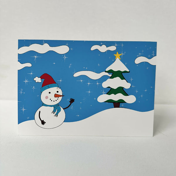 Snowman with SnowTree