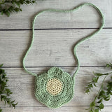 child purse - green 