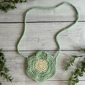 child purse - green 