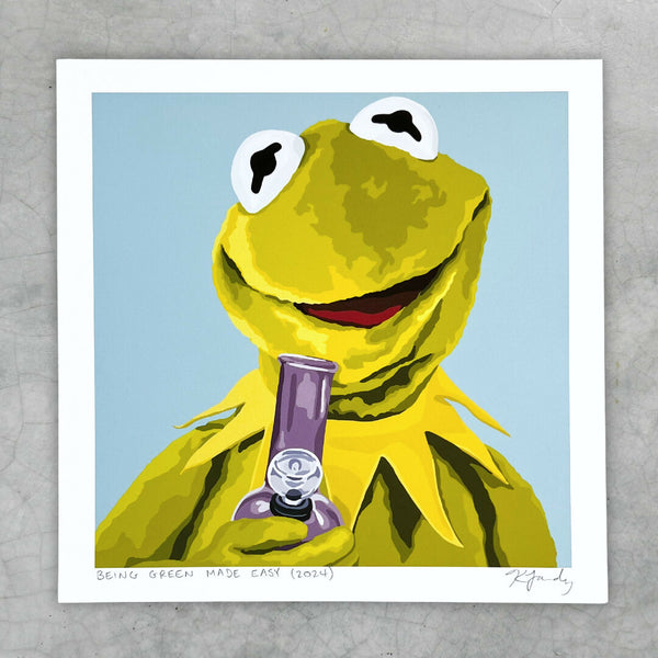 Being Green Made Easy art print (2 SIZES)