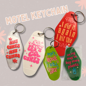 Keychain mockups for Motif 