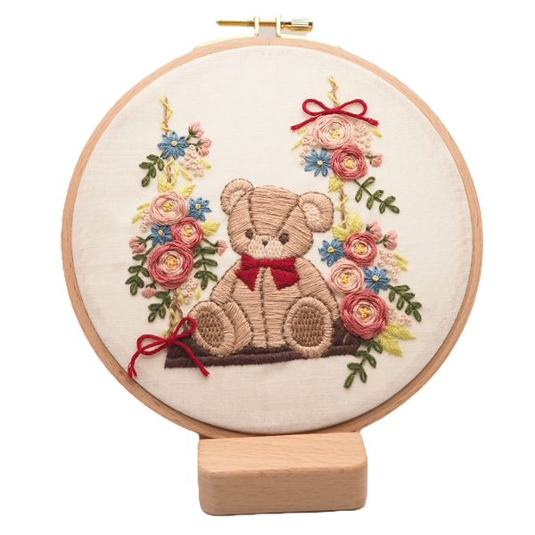 DIY Embroidery Kit (Plushy Bear)