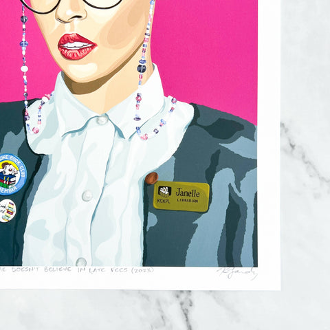 Janelle Monae 8x10" art print - Shop Motif