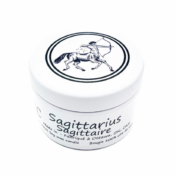 Sagittarius Zodiac Candle, 2oz