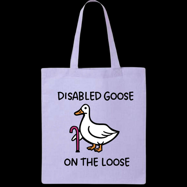 Silly Disabled Goose Tote Bag